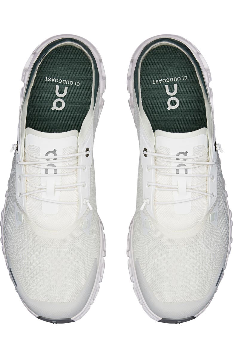 On Cloud 6 Coast Sneaker, Alternate, color, Ivory/ Olive
