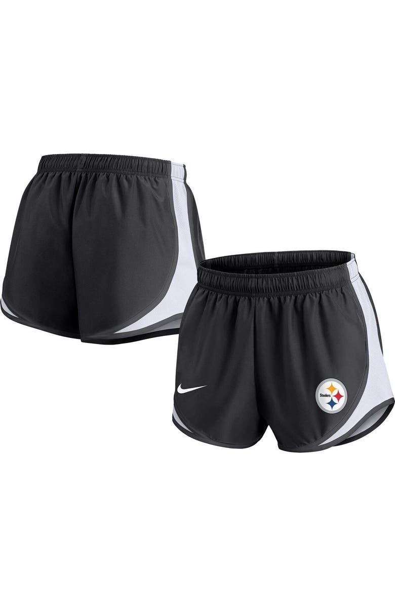 Nike Women's Nike Black Pittsburgh Steelers Performance Tempo Shorts, Main, color, Black