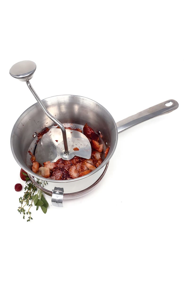 Norpro 2 Quart Multi Purpose Food Mill, Stainless Steel, Alternate, color, Silver