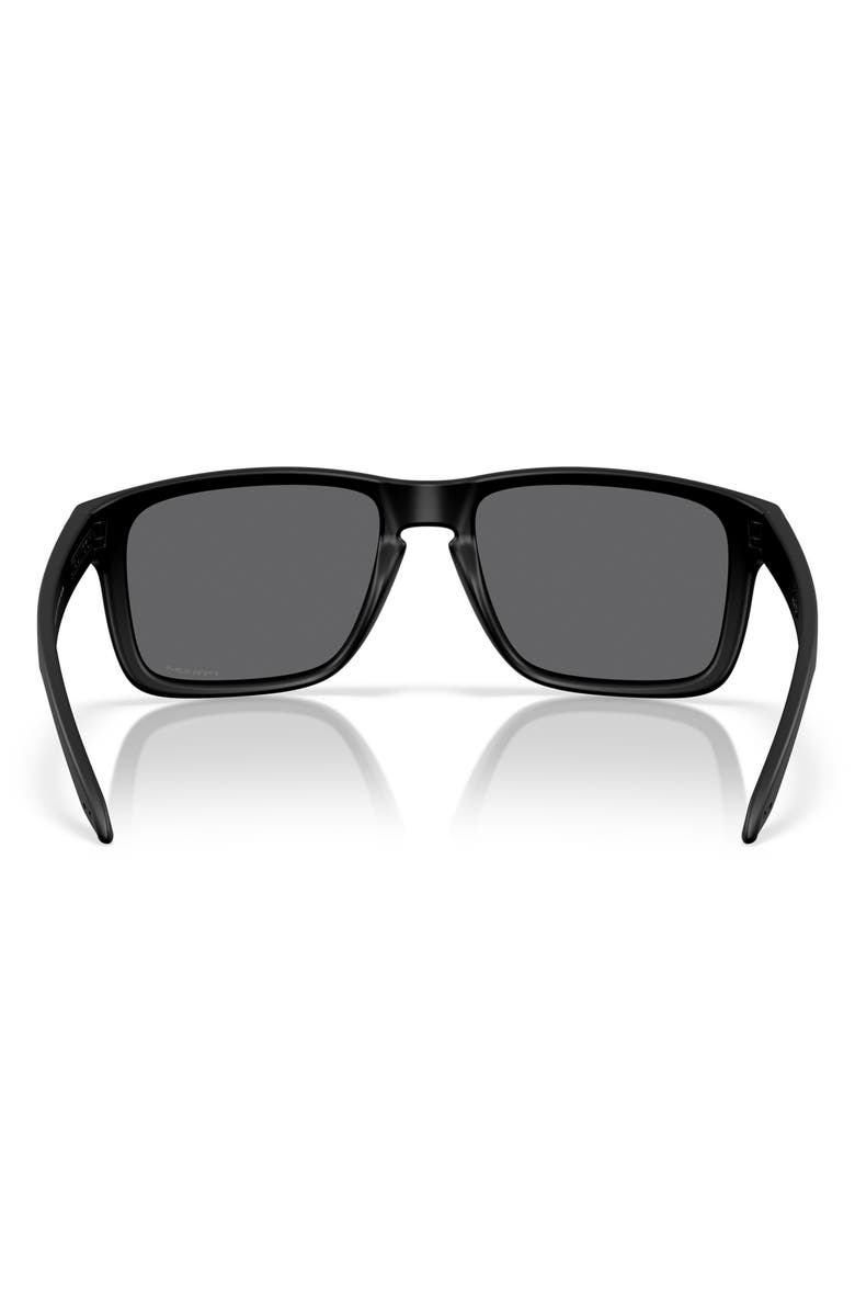 Oakley Prizm<sup>™</sup> Grey Everyday 61mm Rectangular Sunglasses, Alternate, color, Matte Black Prizm Black