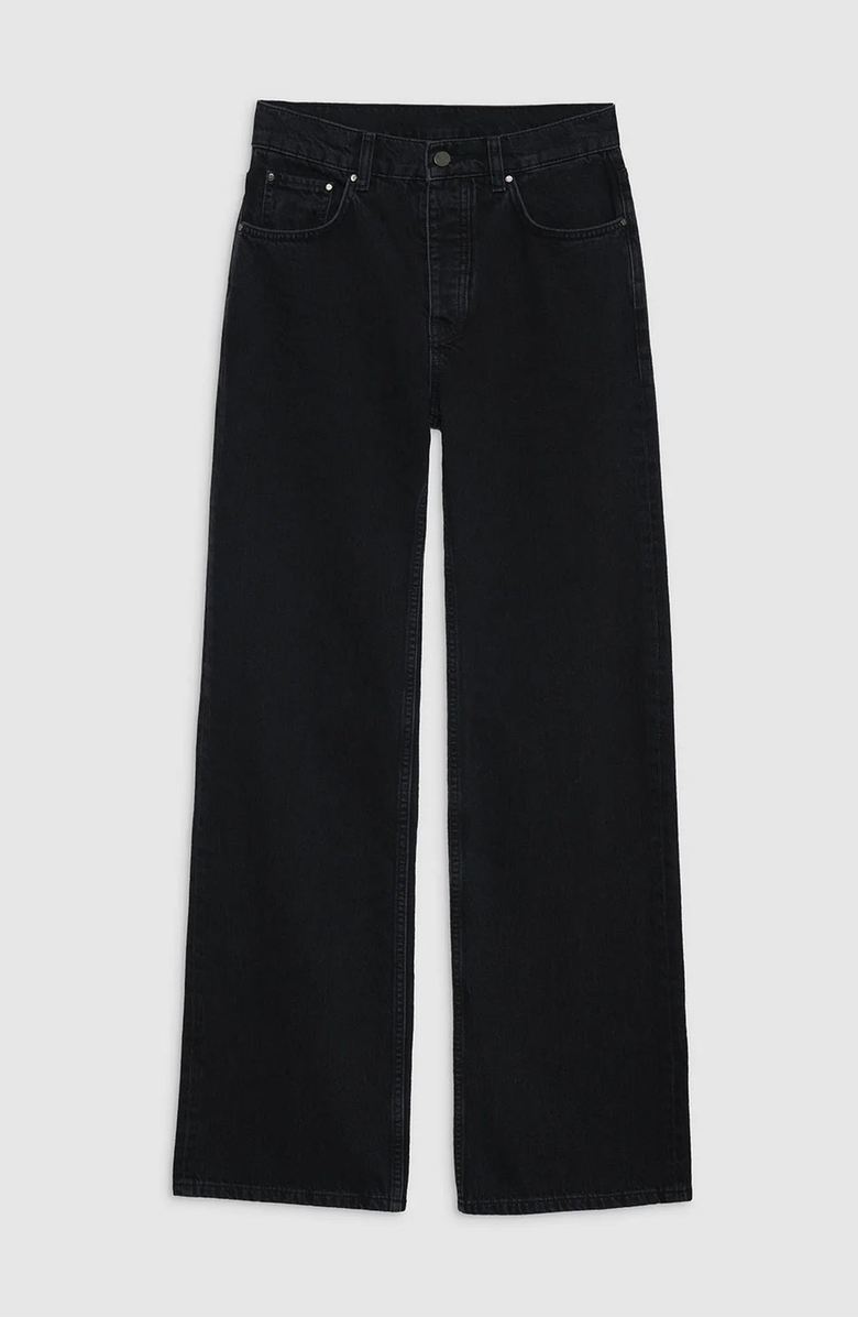 ANINE BING Hugh Jean, Alternate, color, Vintage Black