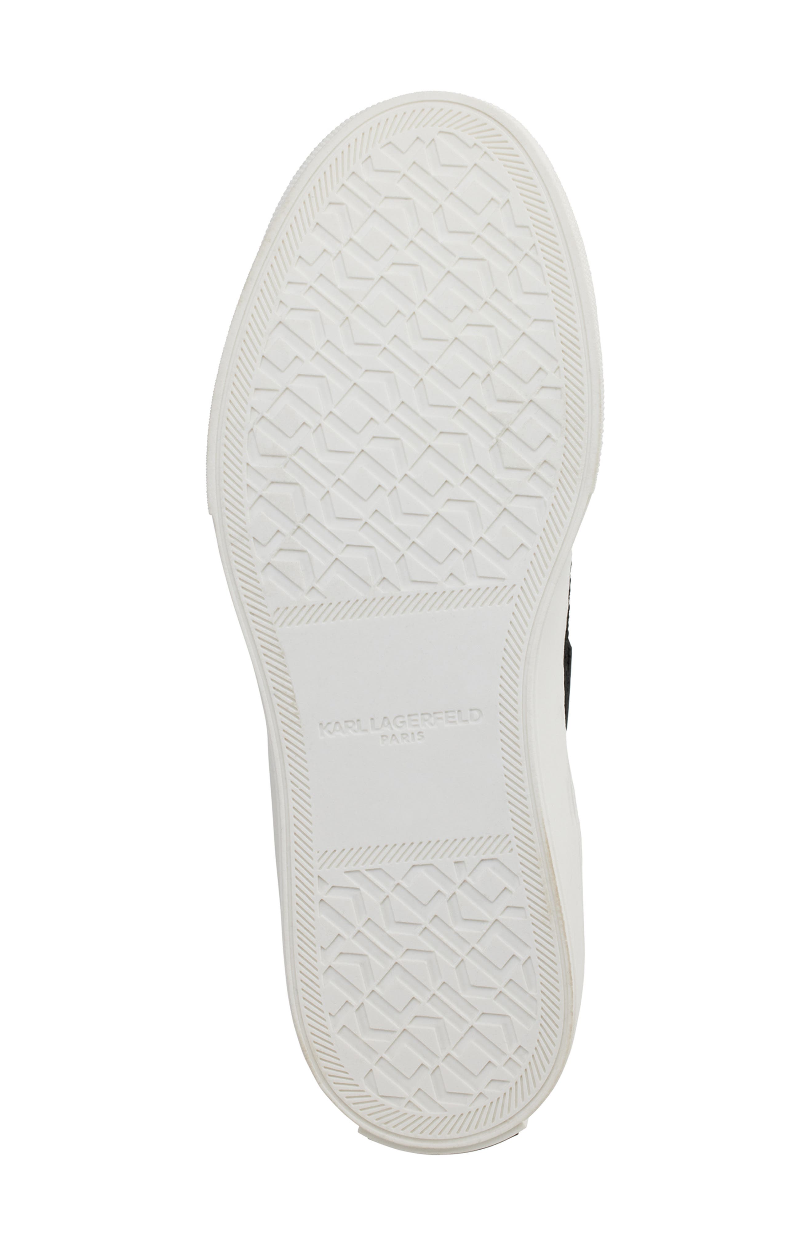 KARL LAGERFELD PARIS Gabby Slip-On Knit Sneaker, Alternate, color, Black