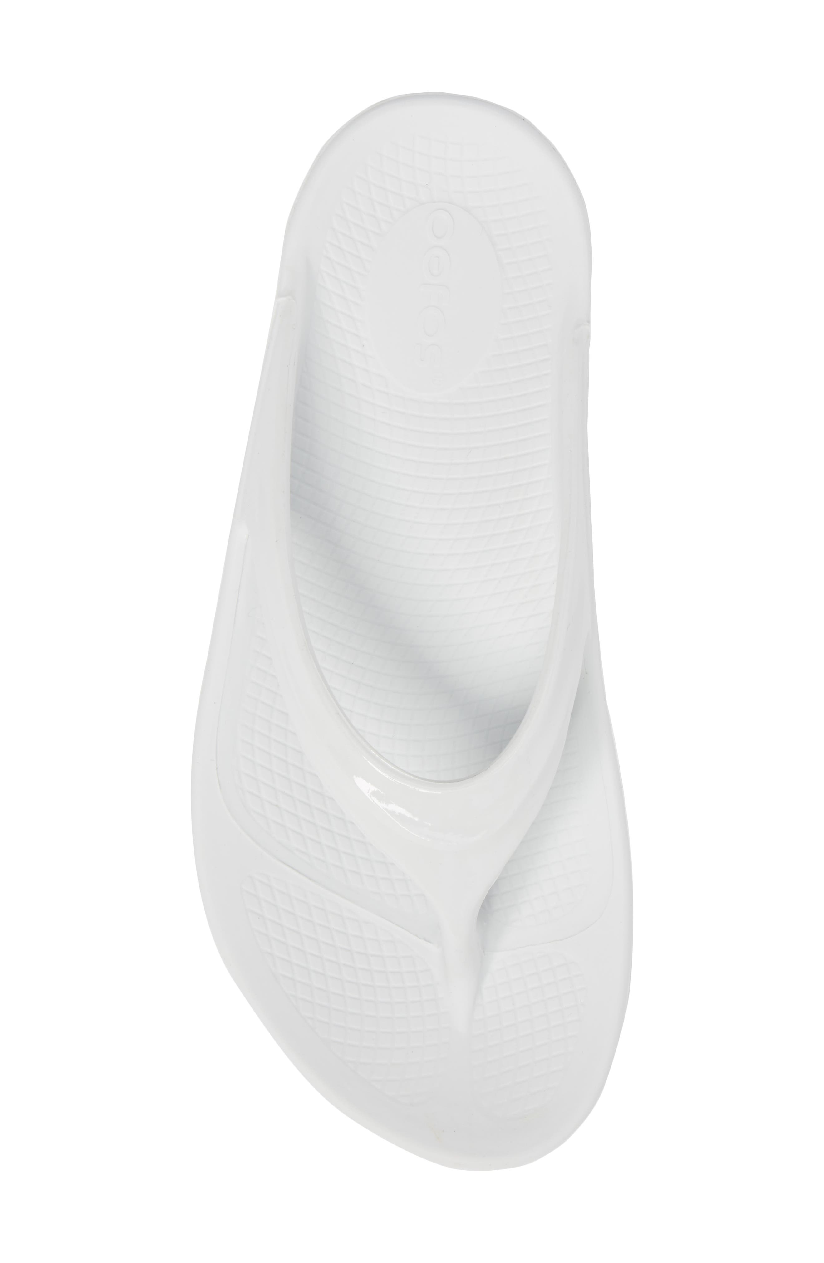 Oofos OOlala Sandal, Alternate, color, White