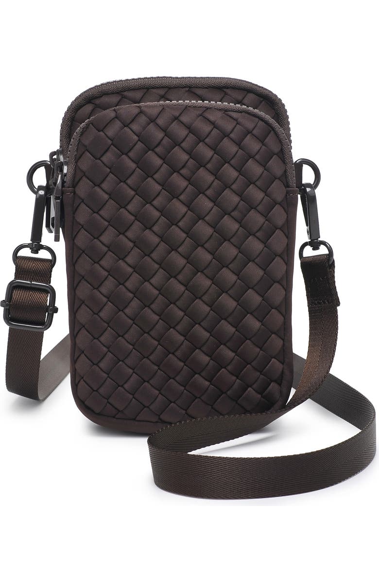 Sol and Selene Divide & Conquer - Woven Neoprene Bag, Main, color, Chocolate