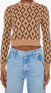 MOTHER The Crop Alpaca Blend Sweater