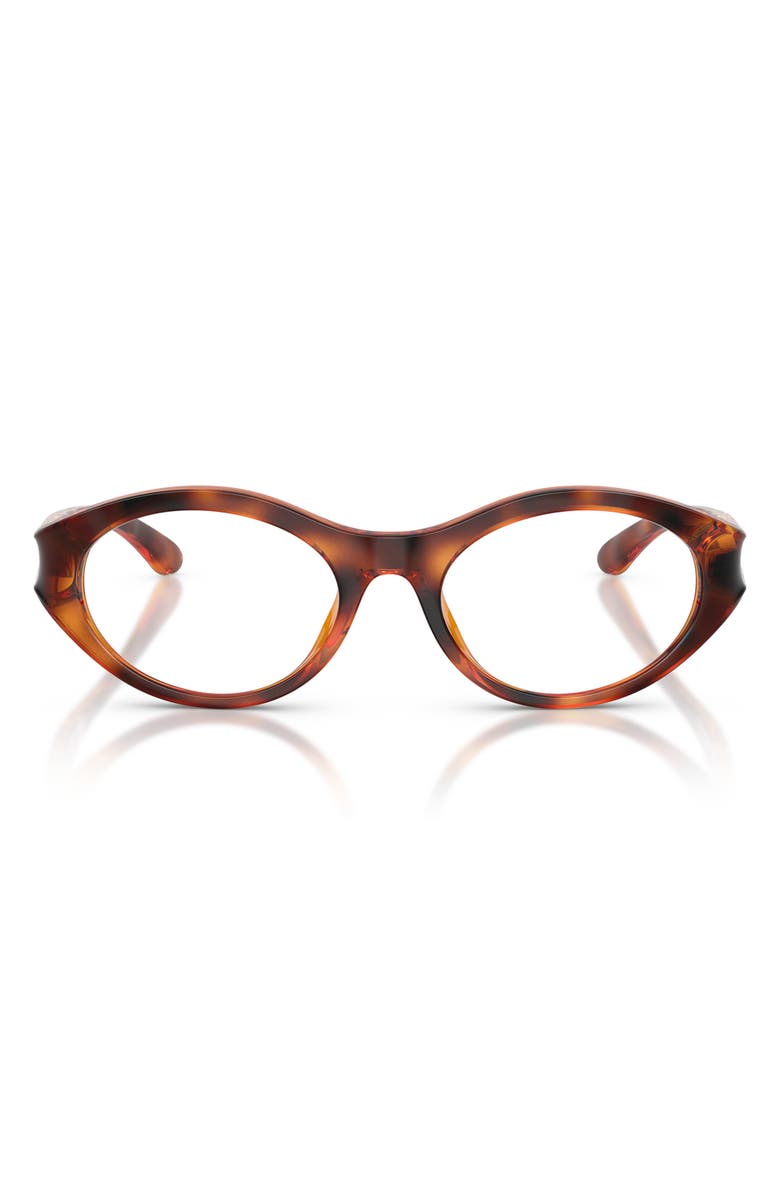 DIESEL<sup>®</sup> 51mm Oval Optical Glasses, Main, color, Havana / Demo