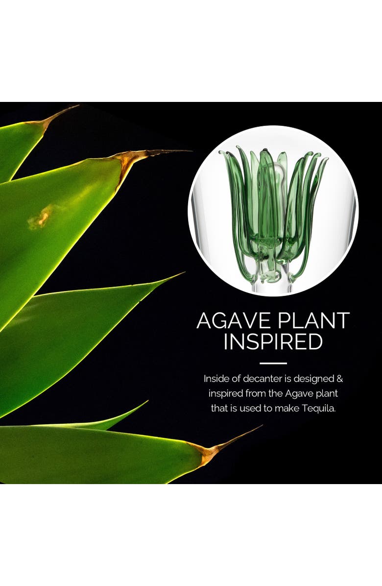 FINAL TOUCH Agave Tequila Decanter, Alternate, color, Clear