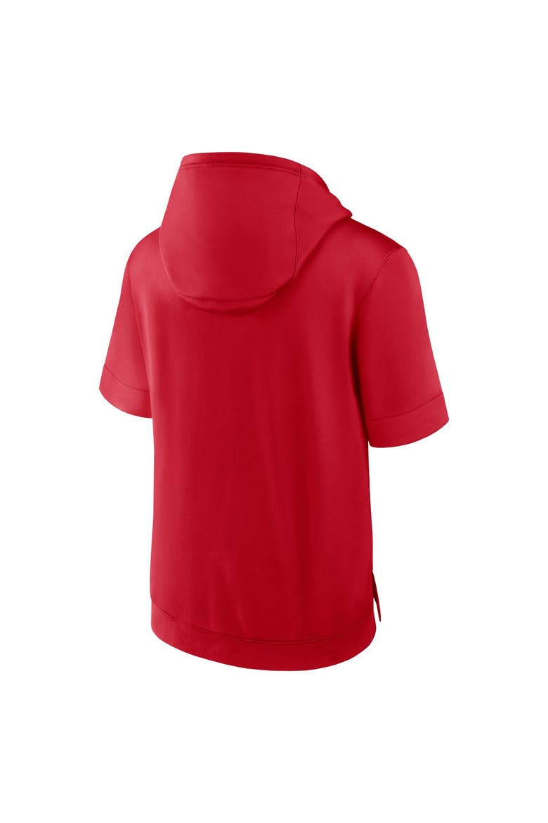 Men's Nike Red St. Louis Cardinals Tri Code Lockup Short Sleeve Pullover Hoodie, Alternate, color, Red