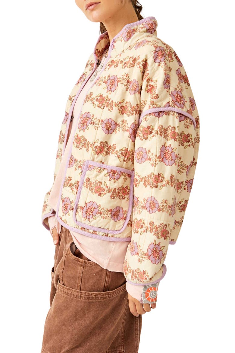Chloe Print Jacket, Alternate, color, TEA COMBO