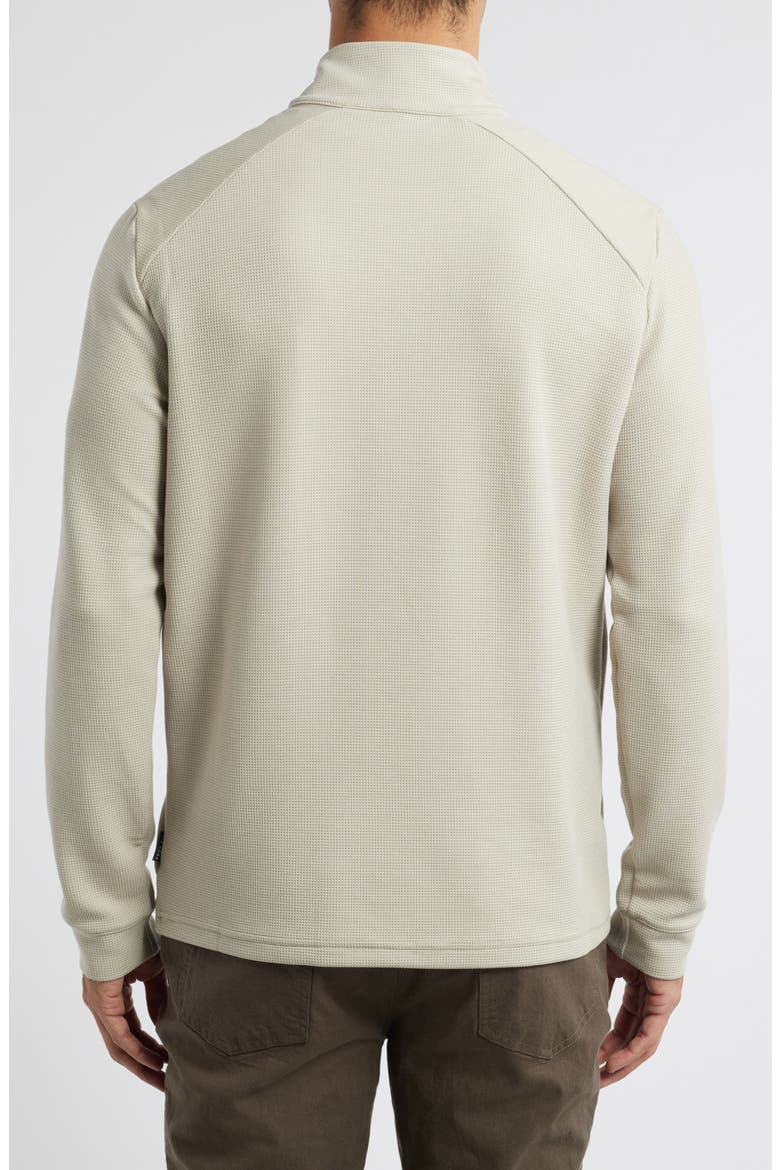 Waffle Quarter Zip Pullover, Alternate, color, SANDSTONE