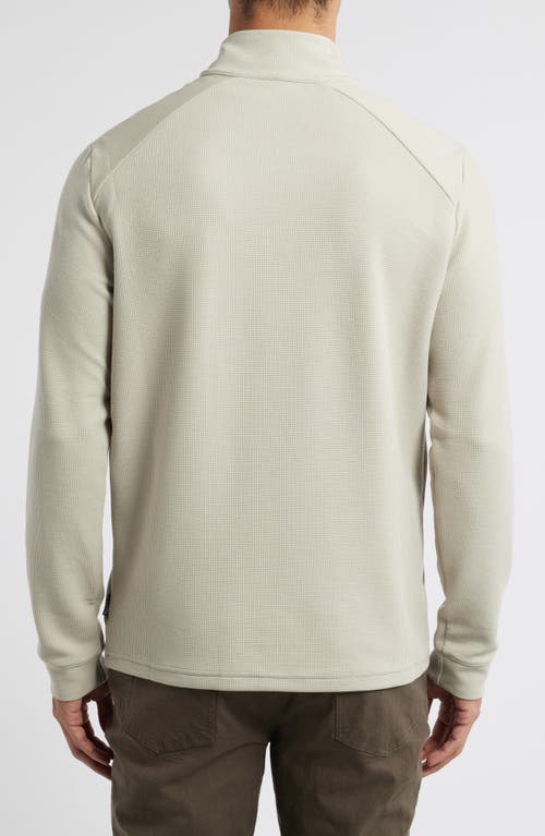 Free Fly Waffle Quarter Zip Pullover In Neutral