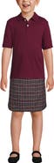 Lands' End School Uniform Kids Short Sleeve Interlock Polo Shirt