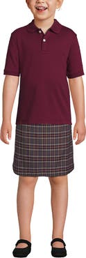 Lands' End School Uniform Kids Short Sleeve Interlock Polo Shirt