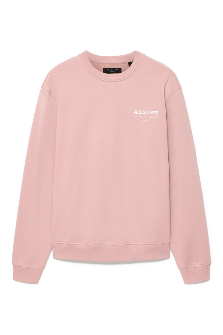 Backstage Graphic Sweatshirt, Alternate, color, WOODROSE PINK