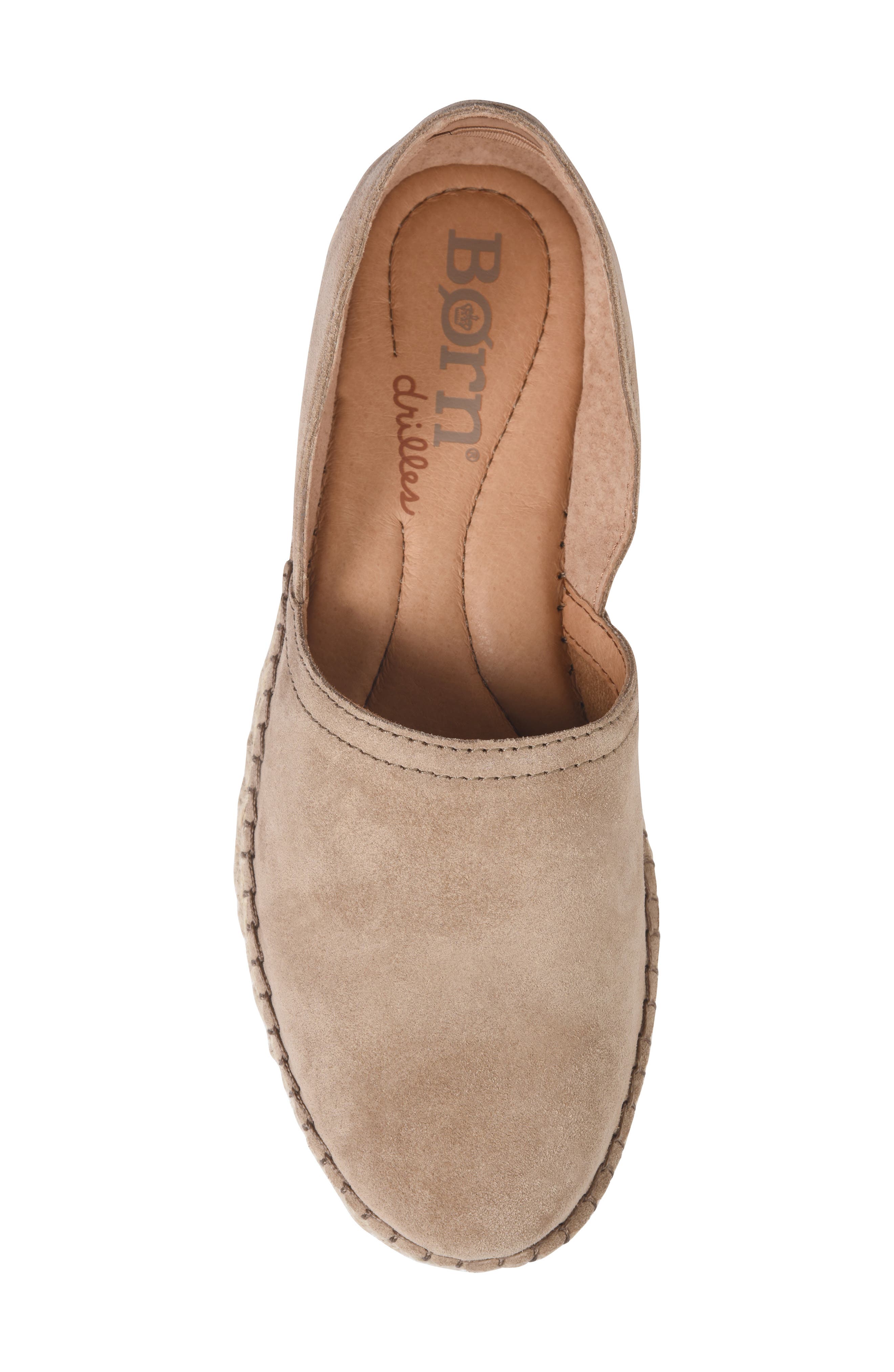 Stitch Espadrille Slip-On, Alternate, color, TAUPE SUEDE