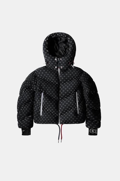Malibu Ski Club Ditsy Jacket In Black