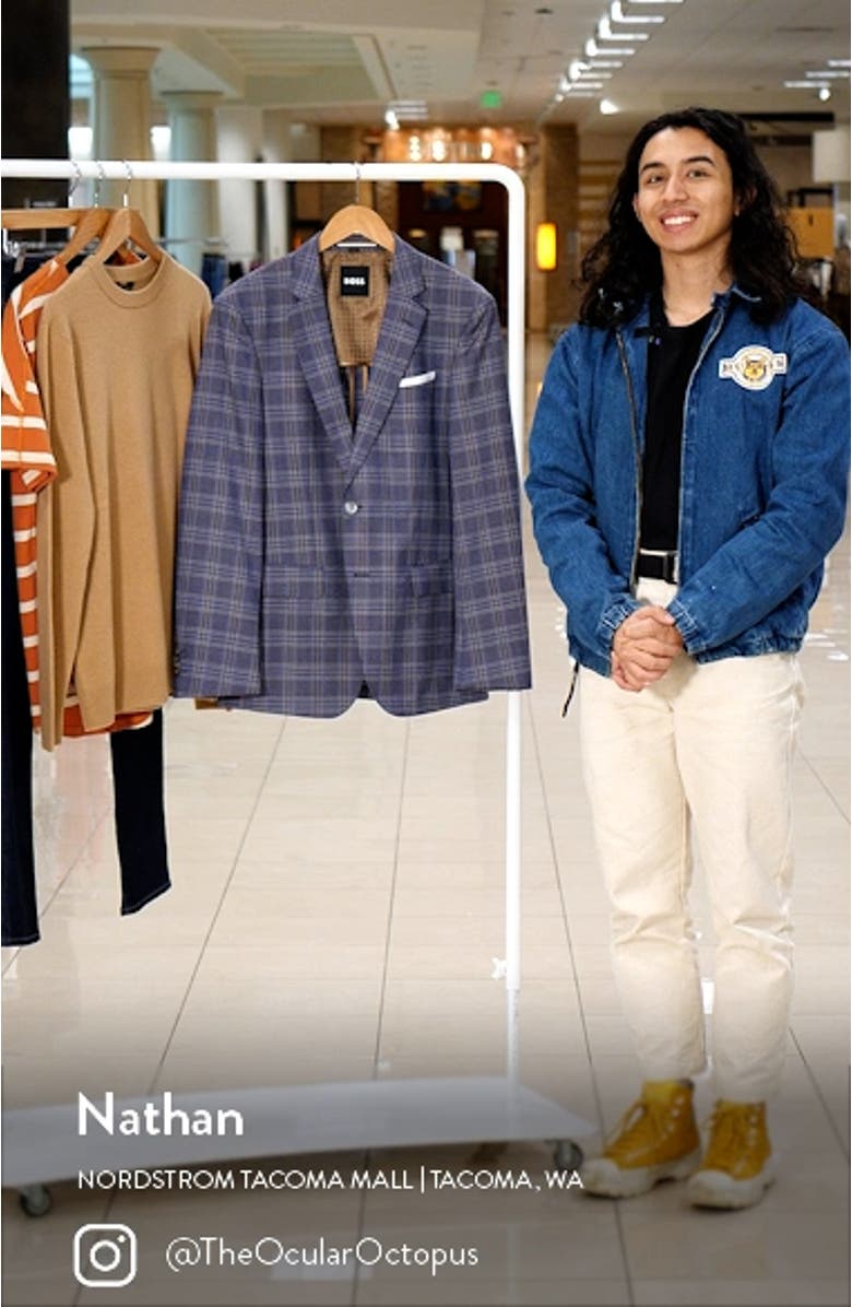 Hutson Plaid Wool Sport Coat, sales video thumbnail