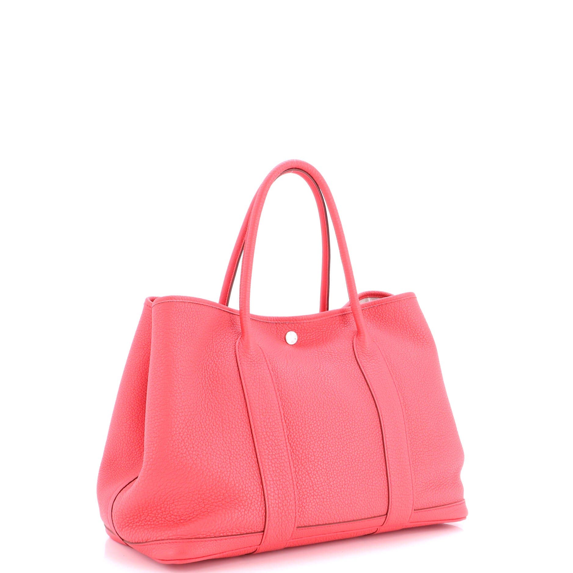 Garden Party Tote Leather 36, Alternate, color, Red