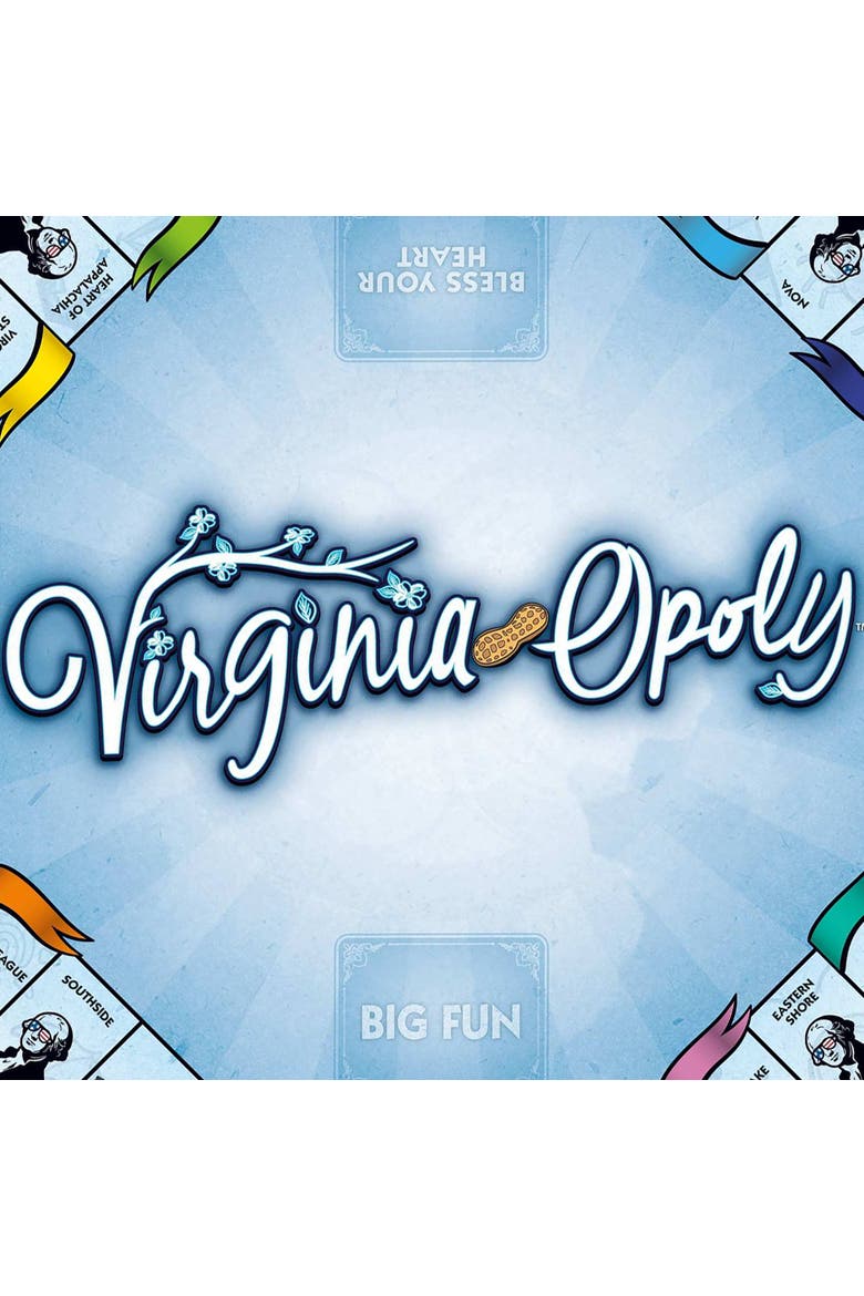 Viginia Opoly Board Game, Alternate, color, Multicolored