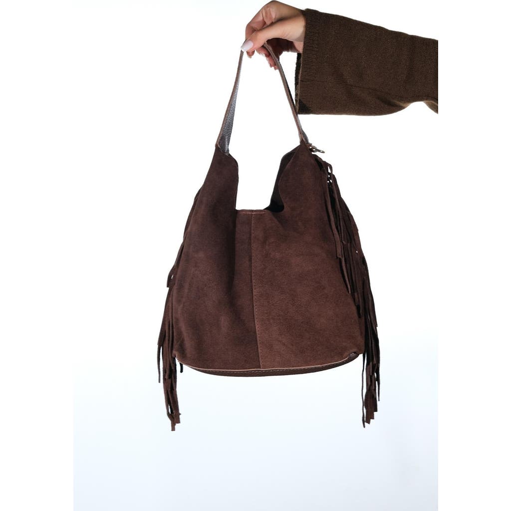 Forever & Always Shoes Vals Leather Shoulder Bag In Brown