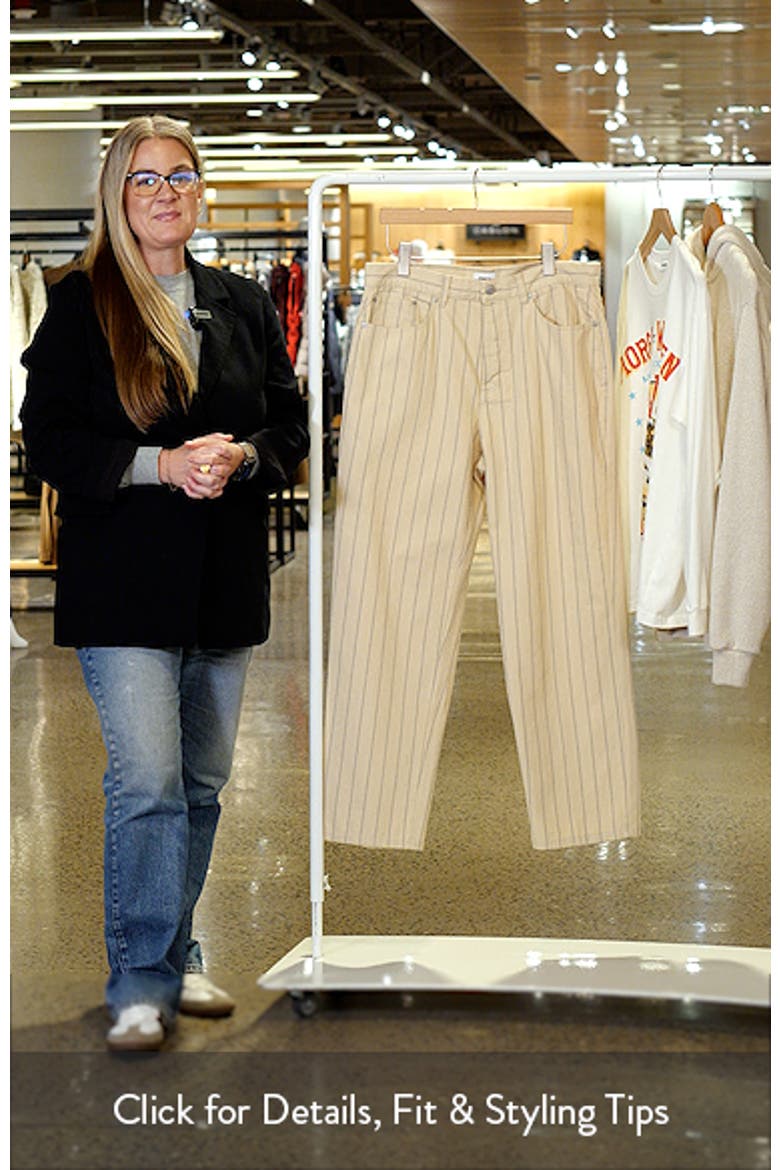Classic Stripe Baggy Fit Jeans video