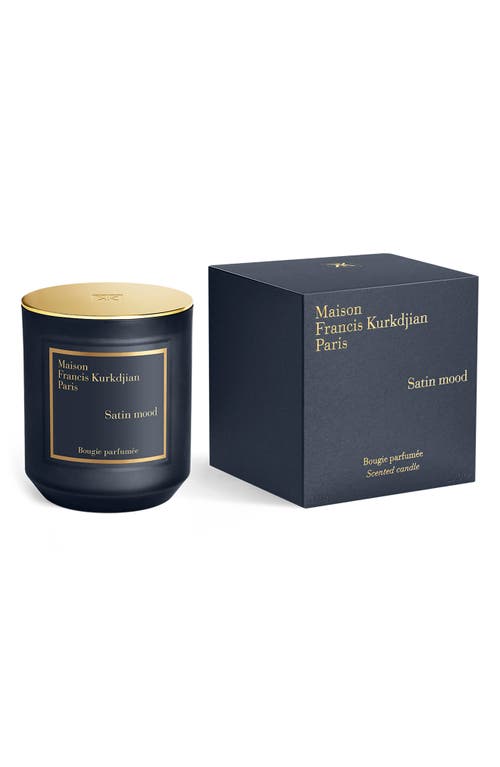 Maison Francis Kurkdjian Satin Mood Scented Candle In Black