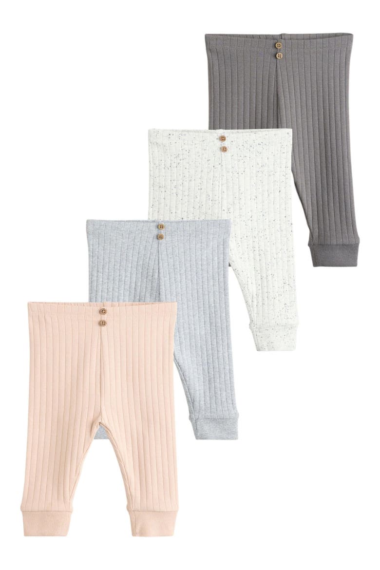 4-Pack Rib Leggings, Main, color, MONOCHROME MULTI