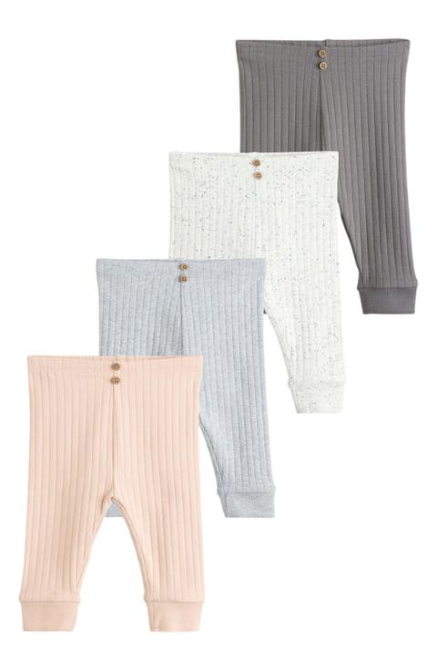 4-Pack Rib Leggings (Baby)
