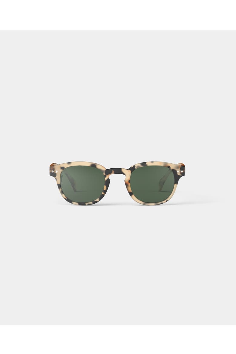 #C 47mm Square Sunglasses, Main, color, Light Tortoise