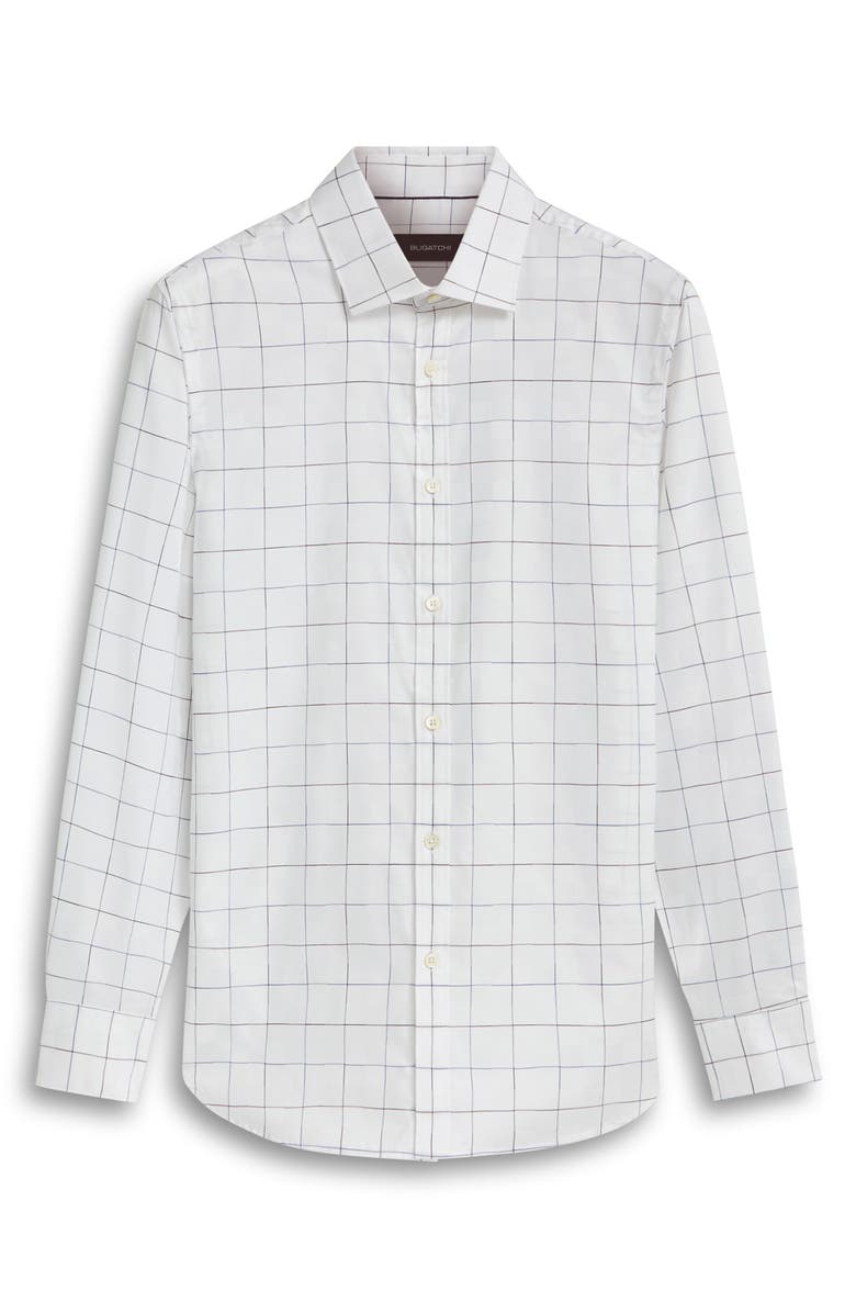 Bugatchi Julian Shaped Fit Print Button-Up Shirt, Alternate, color,