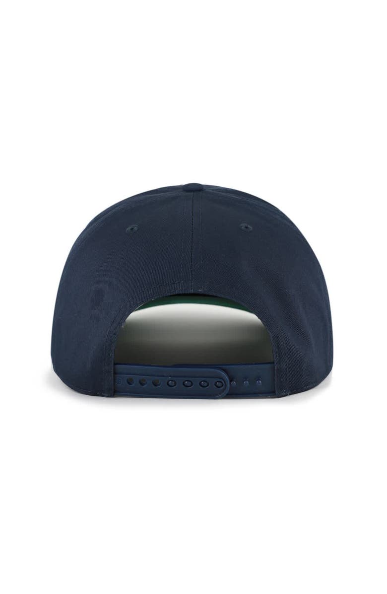 '47 Men's '47 Navy/Brown Chicago Cubs Cooperstown Break Wood Suede Hitch Adjustable Hat, Alternate, color, Navy