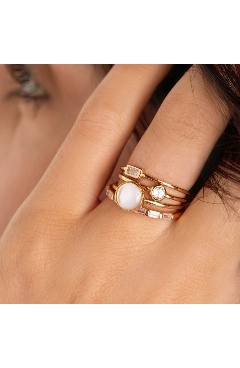 Sara Patino Single Baguette Ring, Alternate, color, Gold