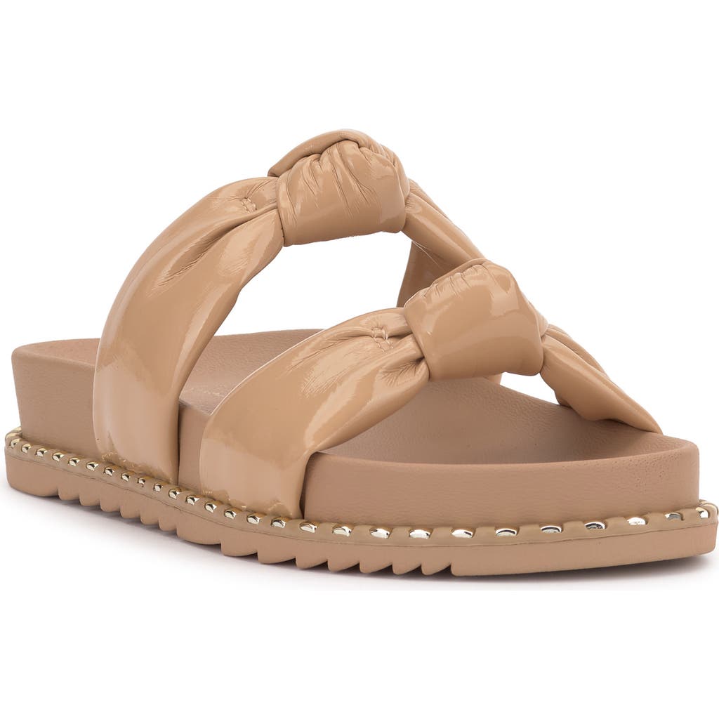 Jessica Simpson Caralyna Platform Slide Sandal In Praline