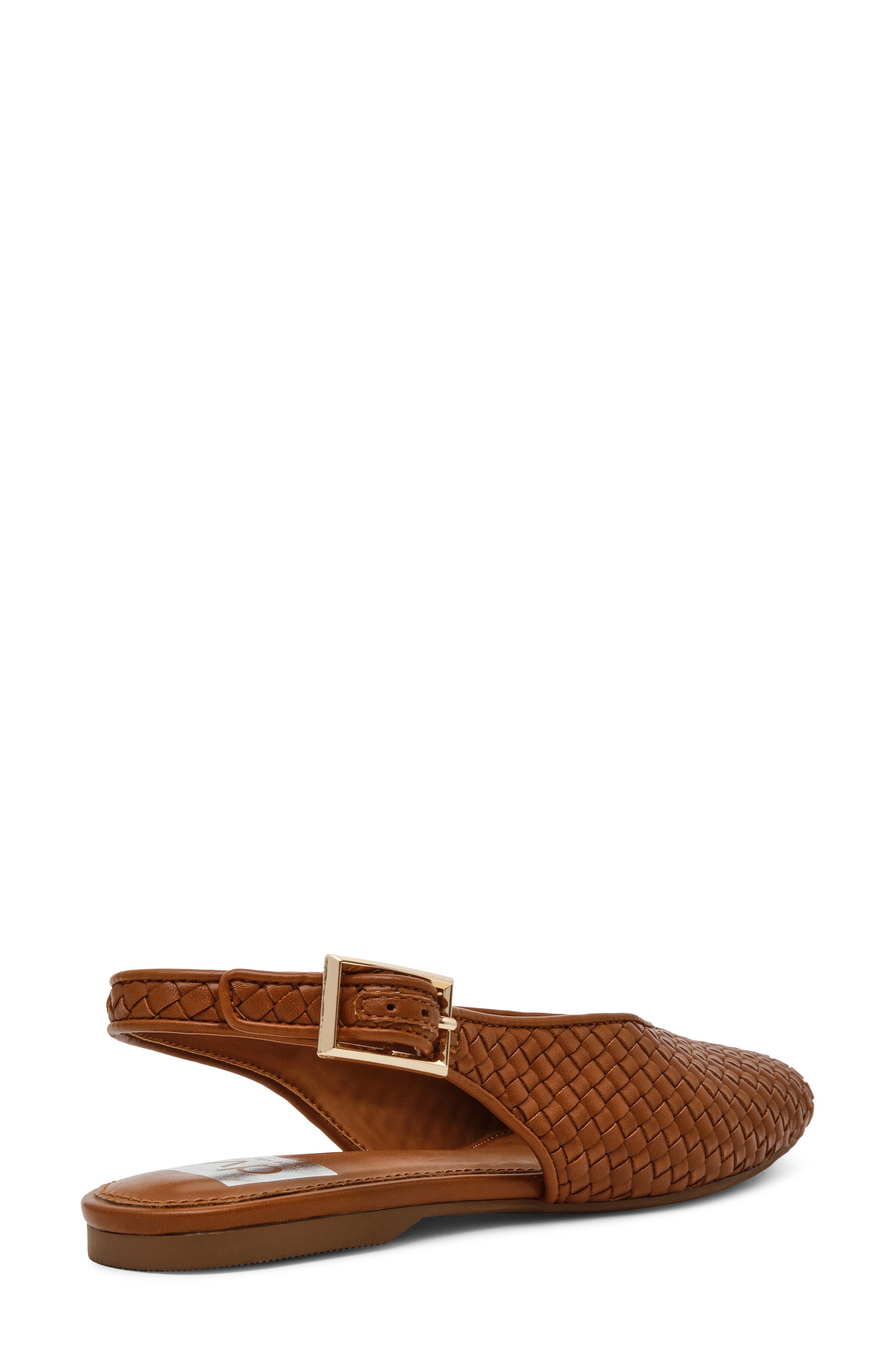 Metty Slingback Flat, Alternate, color, CHESTNUT