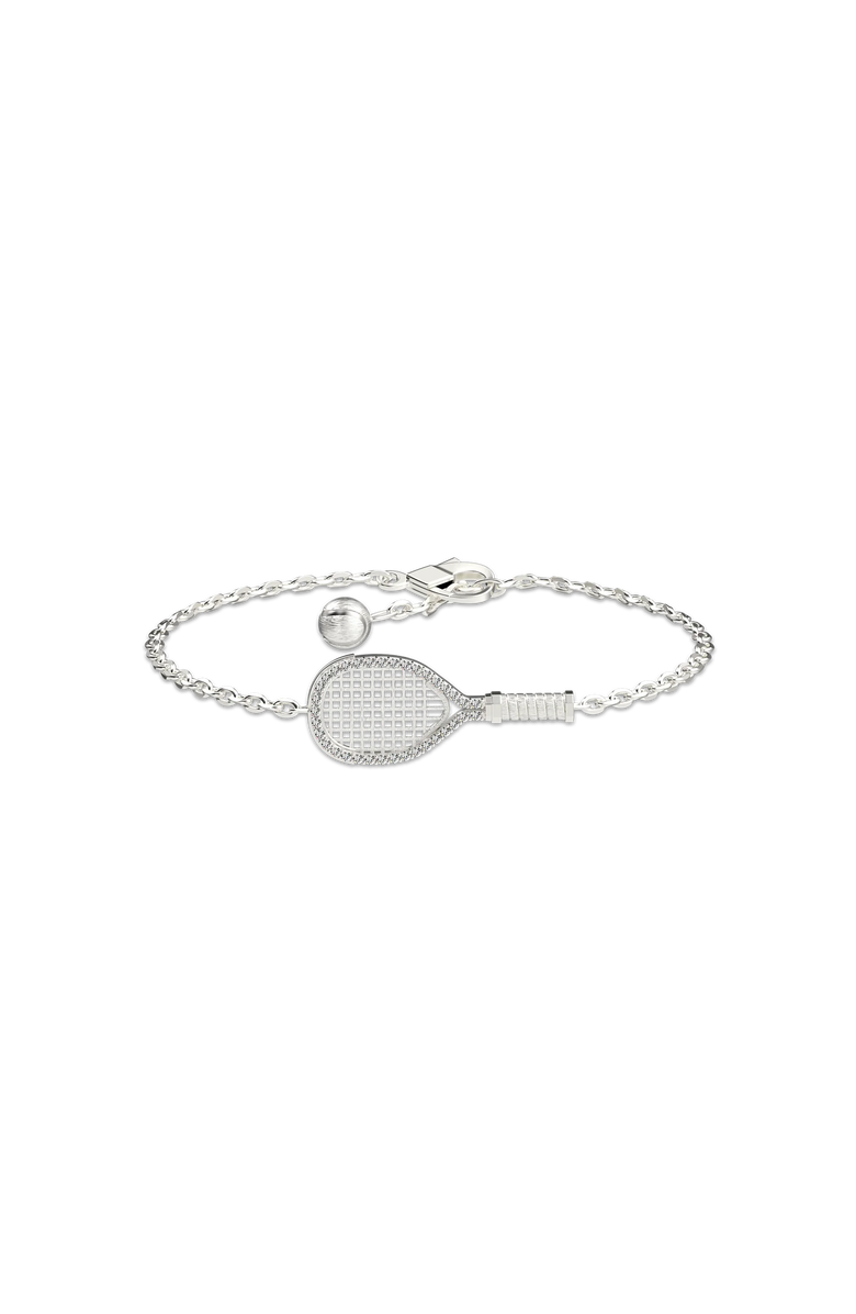PASCAL The Tennis Bracelet, White Diamond Halo, Main, color, Silver / White Diamond