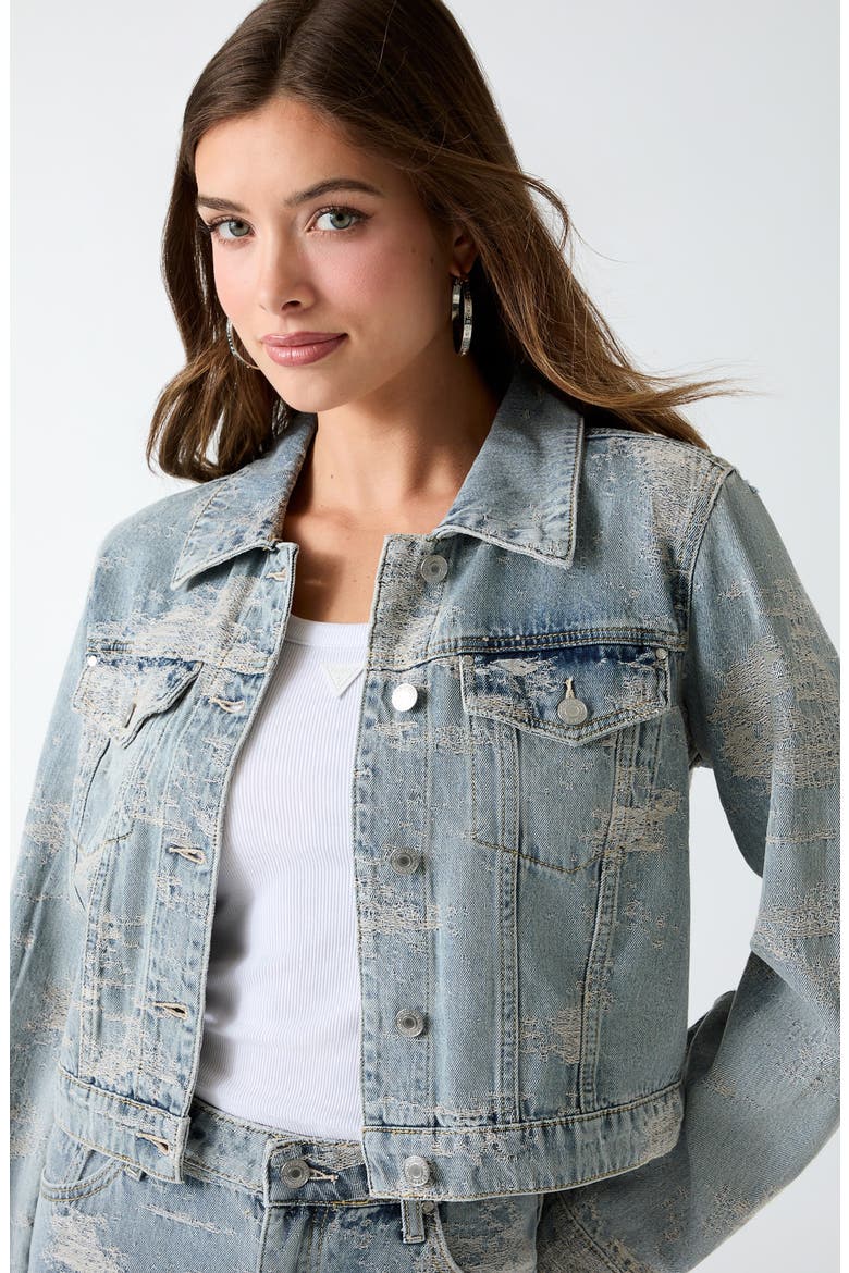 Billie Denim Jacket, Alternate, color, LIGHT WASH
