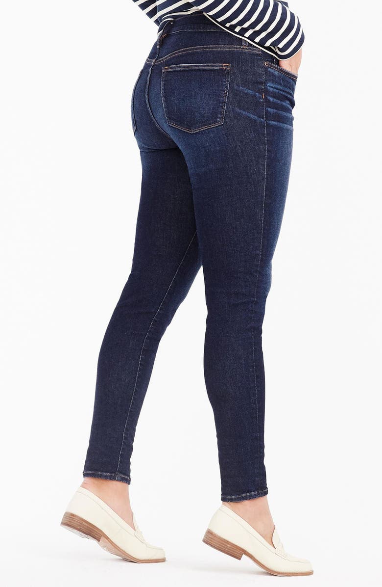 J.Crew High Rise Toothpick Jeans, Alternate, color,