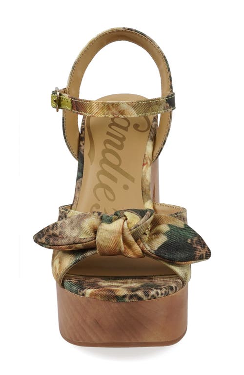 Candies Candie's Knotted Platform Sandal In Multi
