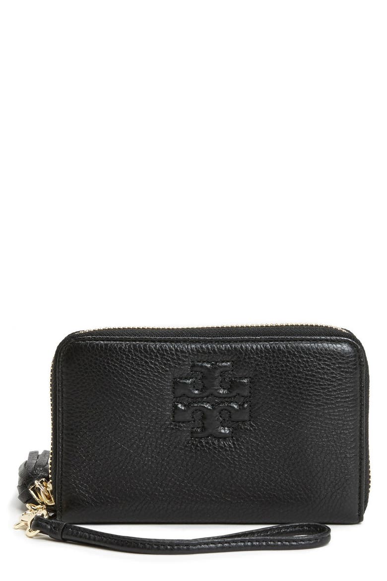 'Thea' Smartphone Wallet, Main, color, BLACK