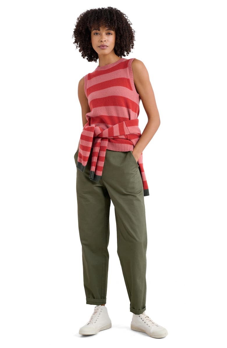 Seasalt Cornwall East View Merino Wool Blend Knit Vest, Alternate, color, Bright Shape Rose Dew