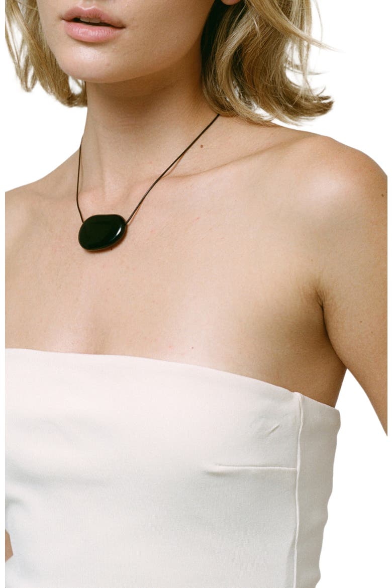 Julia Necklace, Alternate, color, Black/Black