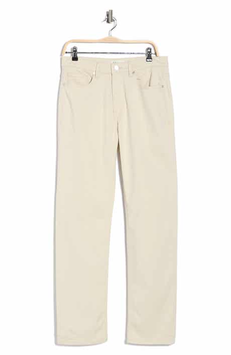 FRAME Modern Straight Leg Five-Pocket Twill Pants