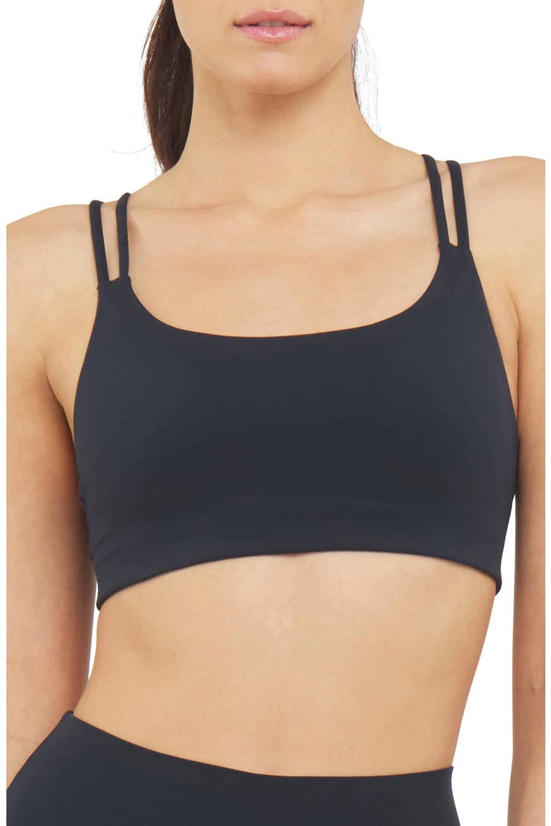 SPANXsmooth™ OnForm Low Impact Sports Bra, Main, color, VERY BLACK