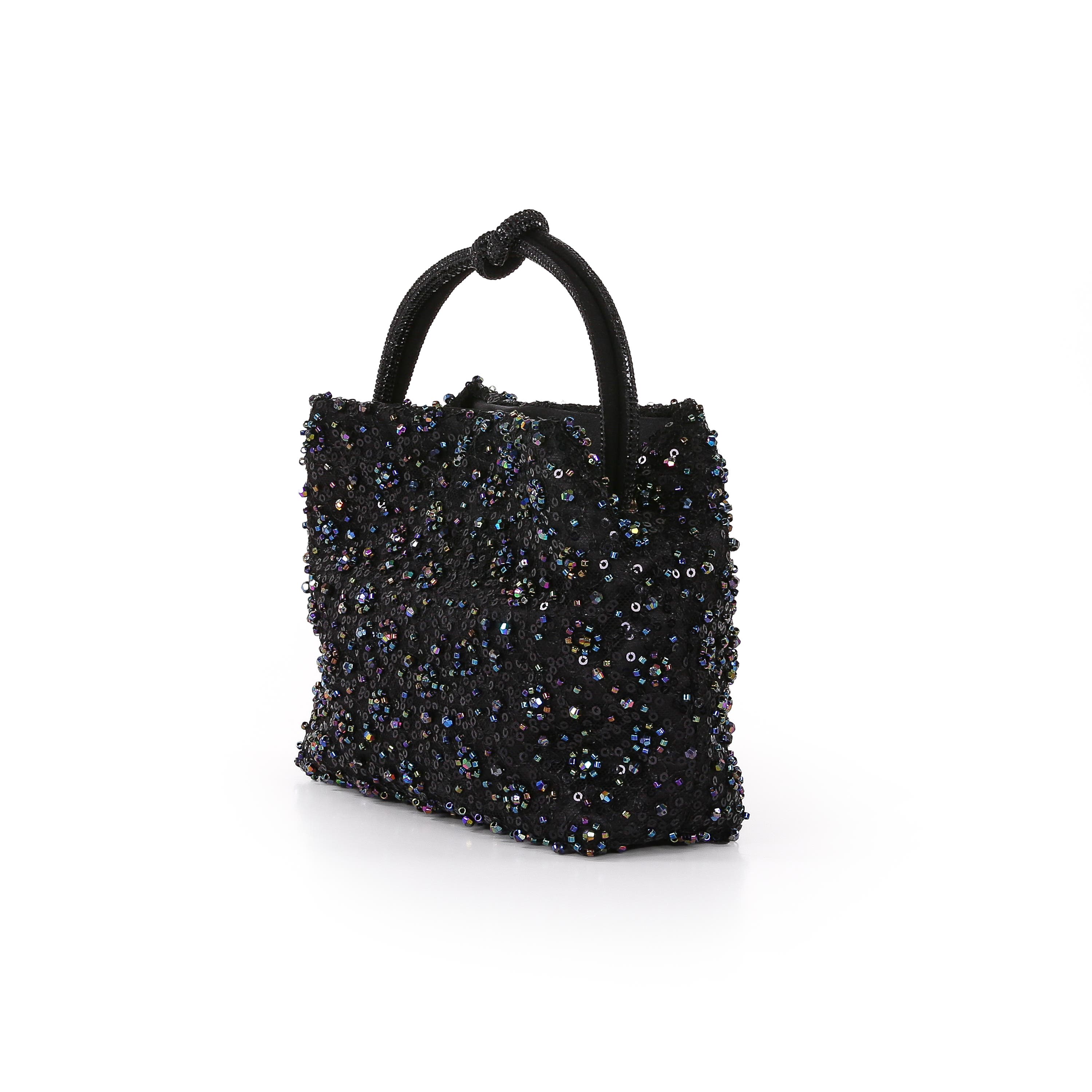 Gigi Confetti Top Handle, Alternate, color, Black