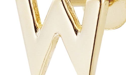 Adornia Fine Initial Stud Earrings