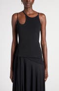 McQueen Asymmetric Jersey Camisole