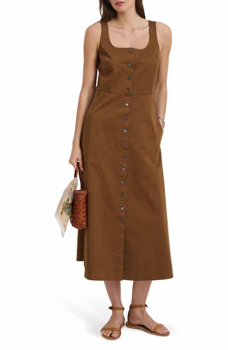 Alex Mill Piper Twill A-Line Dress