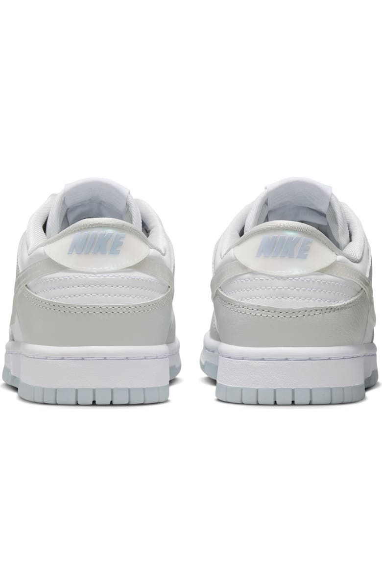 Nike Dunk Low Basketball Sneaker, Alternate, color, Dust/ Multicolor/ White/ Blue