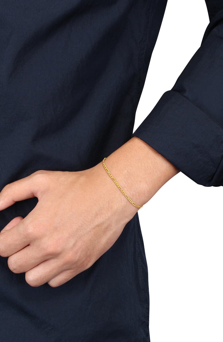 DELMAR Figaro Chain Bracelet, Alternate, color,