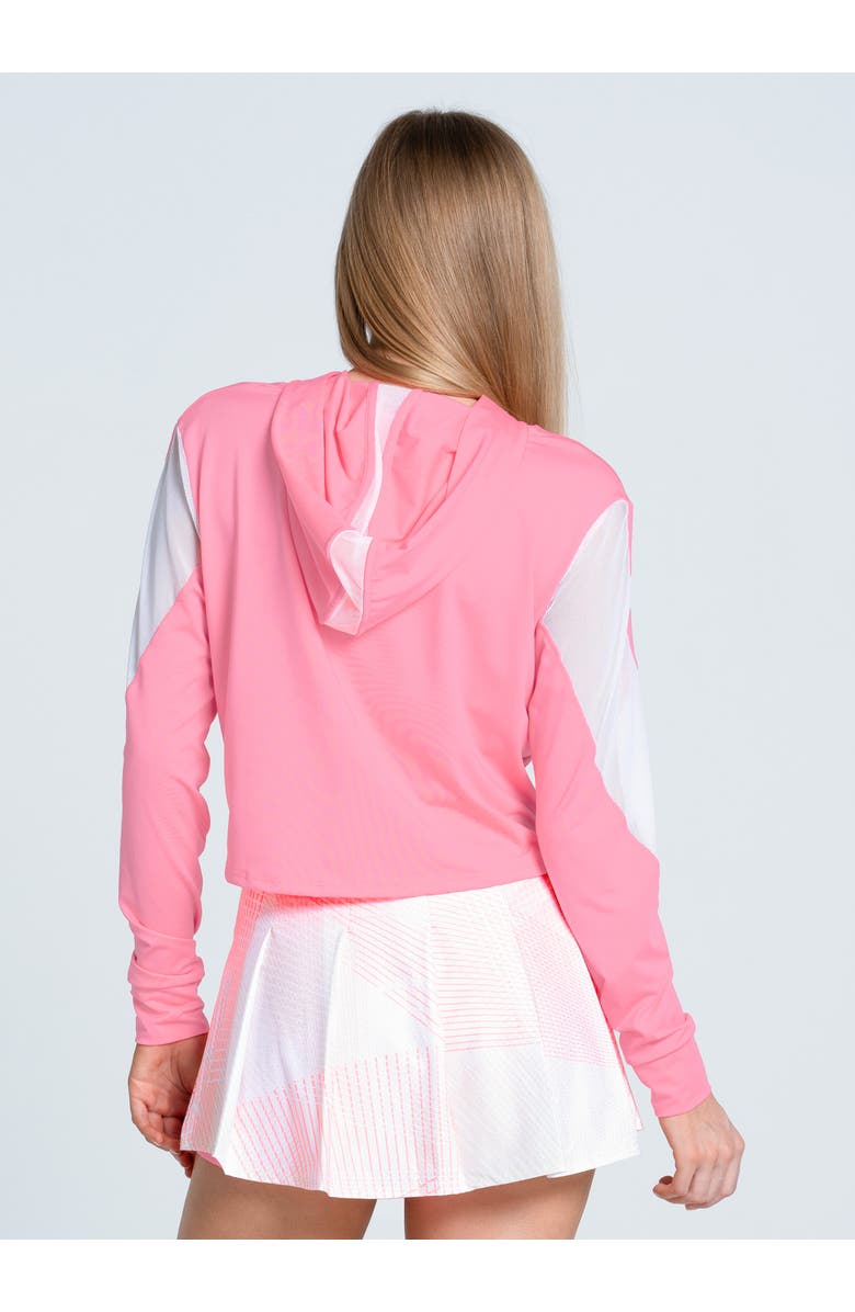 Lucky in Love Love Hoodie, Alternate, color, Flamingo